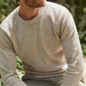 NWT Men’s Outerknown Hemisphere Oatmeal Crewneck Sweater Size Small
